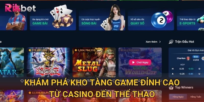 Trang chủ 4 Khám phá kho tàng game đỉnh cao_ Từ casino đến thể thao